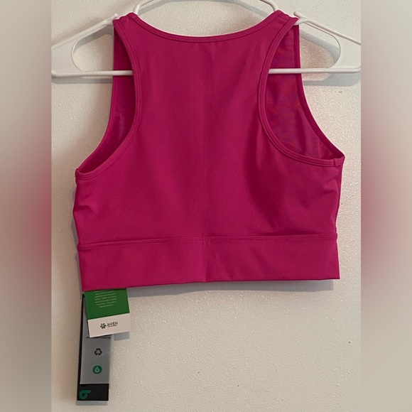 Mono B Set Hot Pink Athletic Top/Bra & Matching Shorts size Medium set - Picture 2 of 11